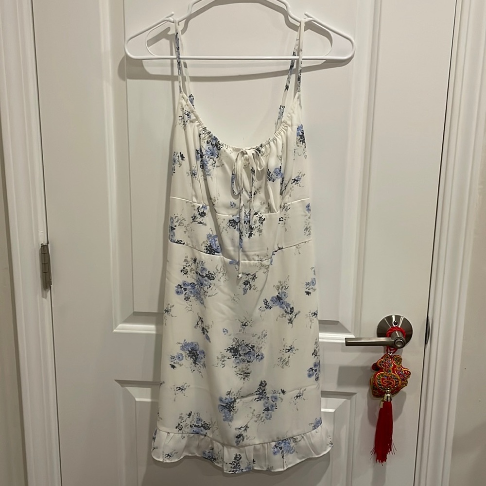Abercrombie tie front dress S NWT